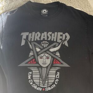 Thrasher Black Tee